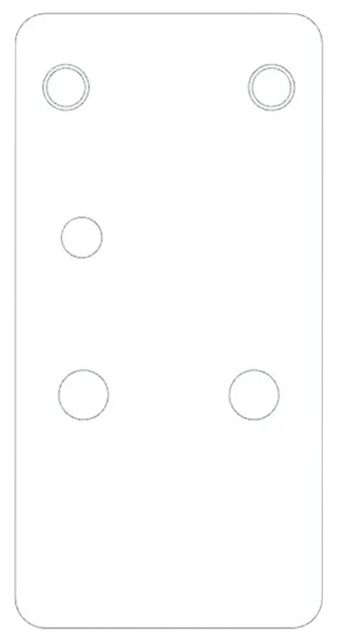 Beretta USA EUS03063 APX A1 Carry Optic Plate Black, Fits Beretta APX A1 Carry, Holosun K Series Pattern Footprint Mount