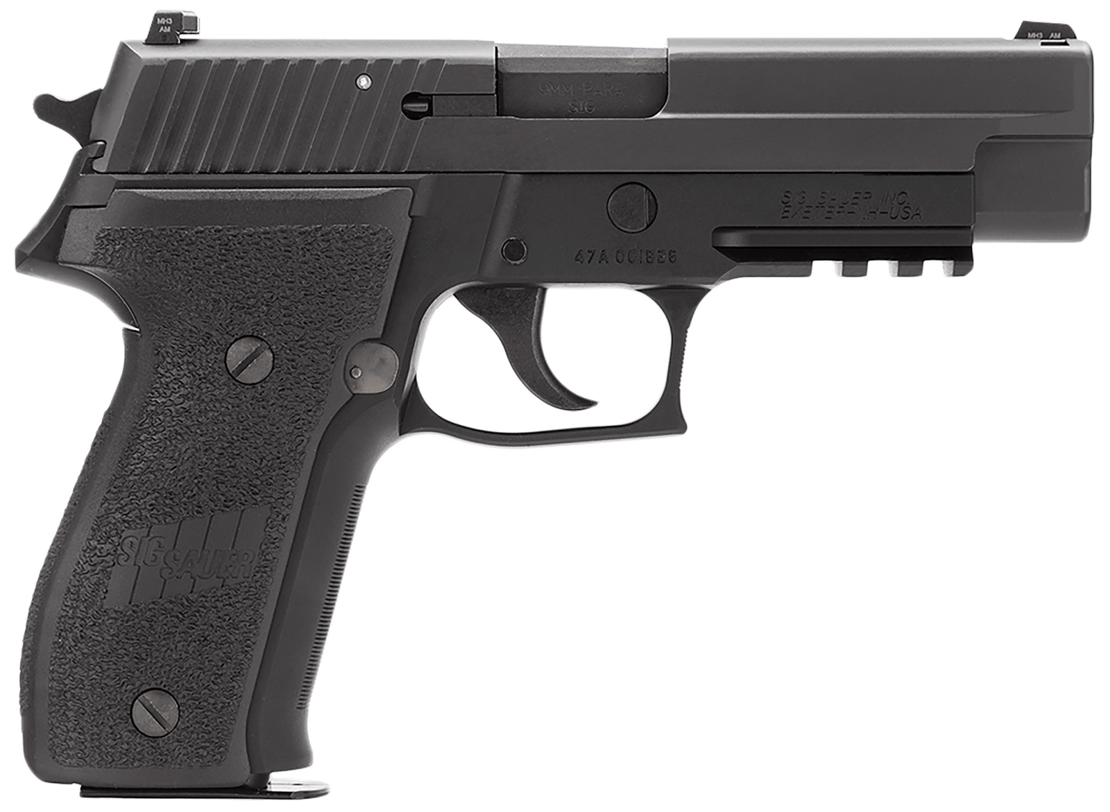 Sig Sauer MK-25 P226 MK25 9mm Luger 4.40" 15+1 Black Hardcoat Anodized Aluminum Frame with Rail Black Nitron Stainless Steel Slide Black Polymer Grip