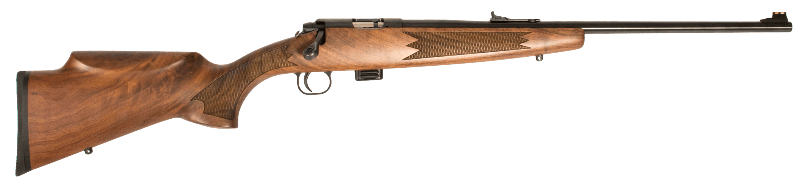 Crickett KSA20020 Model 722 Classic 22 LR 7+1 20" Blued Button Rifled Target Barrel, Blued Stainless Steel Receiver, Fixed Walnut Stock, Right Hand
