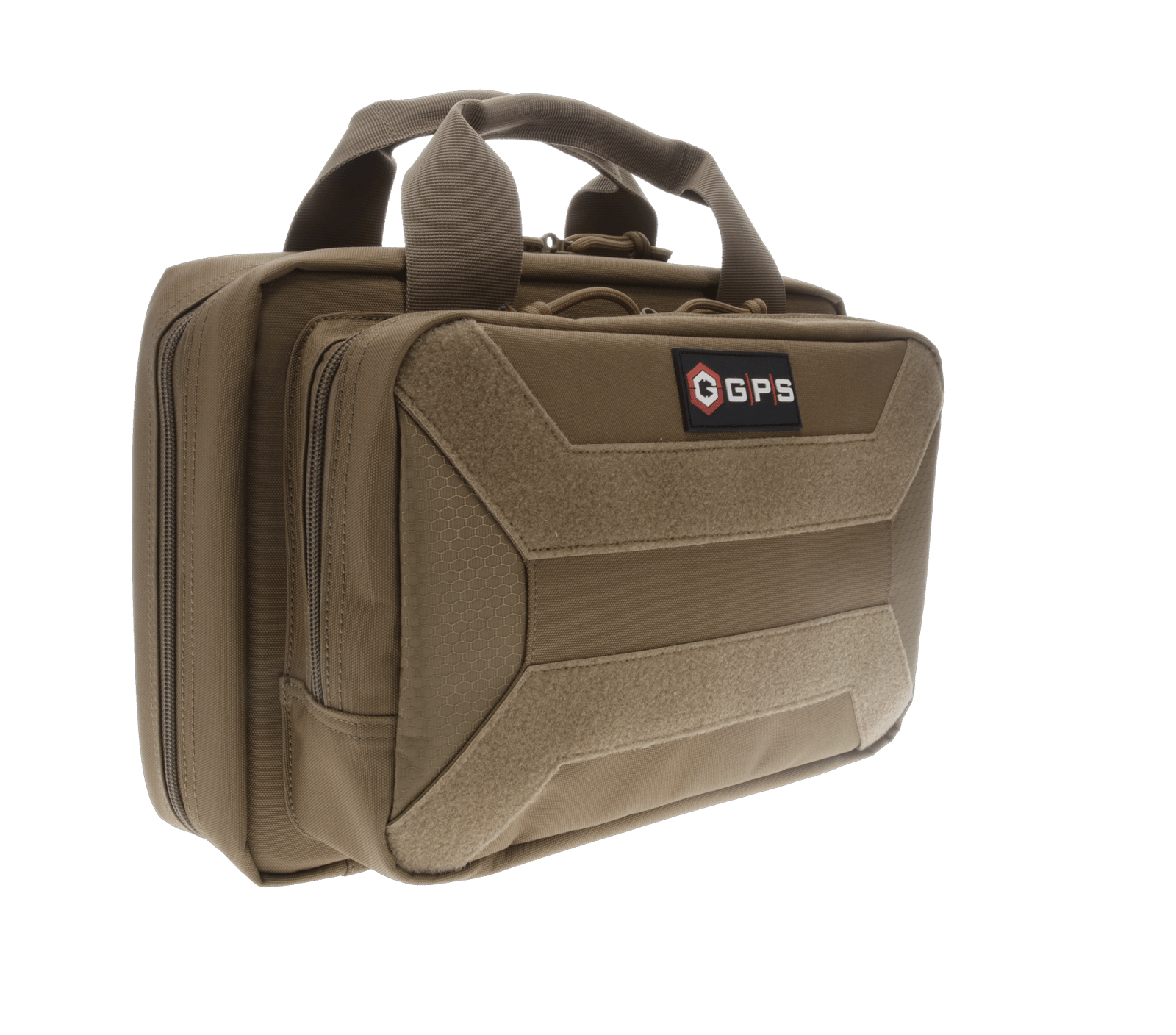 GPS Bags PC15FDE Pistol Case  Flat Dark Earth 600D Polyester Holds 1 Handgun