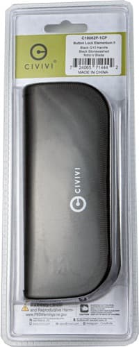 CIVIVI KNIFE ELEMENTUM II 2.96 " G-10/BLK STONEWASH CLAM PACK