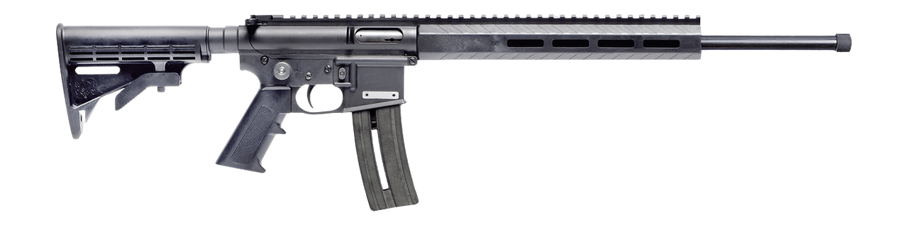 Mountain Billy Gun Lab MBGL-GOAT15-TB-1 Goat-15 Helium 22 LR 1rd 16" Black Threaded Barrel, Black Polymer Receiver w/Picatinny Rail, M-LOK Handguard, Black Adj 7 Position Polymer Buttstock, Black Poly