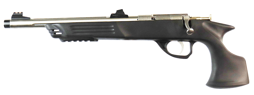 Crickett KSA696 Adult Pistol  22 LR 1rd 10.50" Stainless Steel Threaded Barrel w/Cap, Williams Fire Sights, Integrated Picatinny Accessory Rail, Synthetic Grip, Rebounding Firing Pin Safety