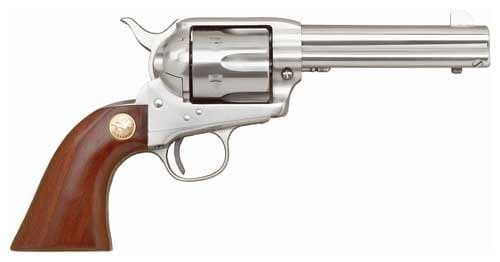 CIMARRON P-MODEL 38SPL/357MAG PW 4.75" FS STAINLESS WALNUT