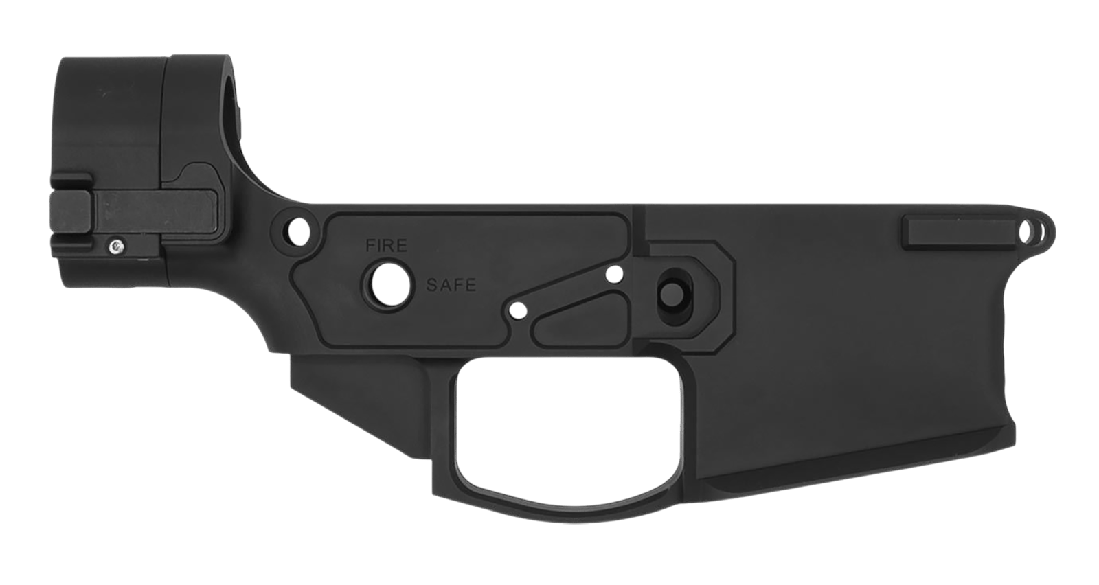 Shield Arms SA-15-SLU SA-15 Stripped Lower Receiver Multi Aluminum Black Anodized for AR-15 Folding