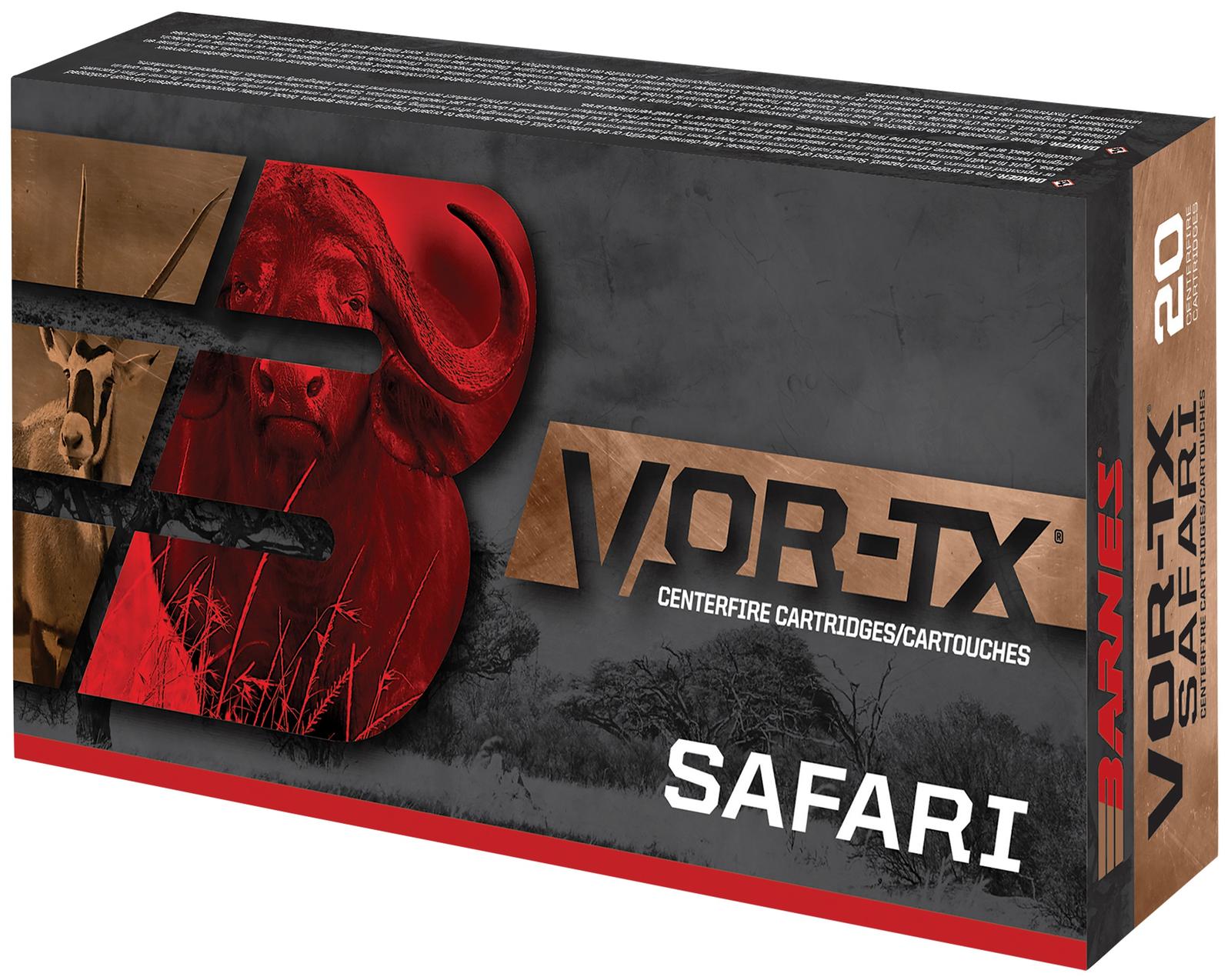 Barnes Bullets 22022 VOR-TX Safari 458Win Mag 450gr Barnes TSX Flat Base 20 Per Box/10 Case