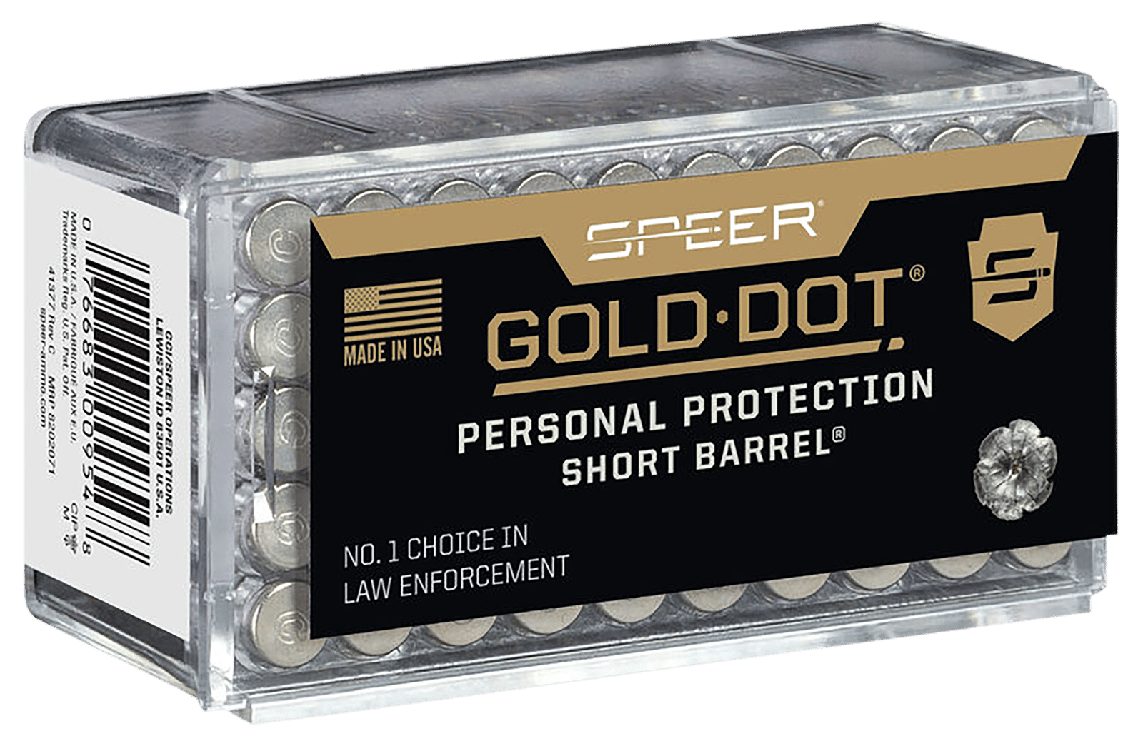 Speer 954 Gold Dot Short Barrel 22WMR 40gr Hollow Point 50 Per Box/40 Case