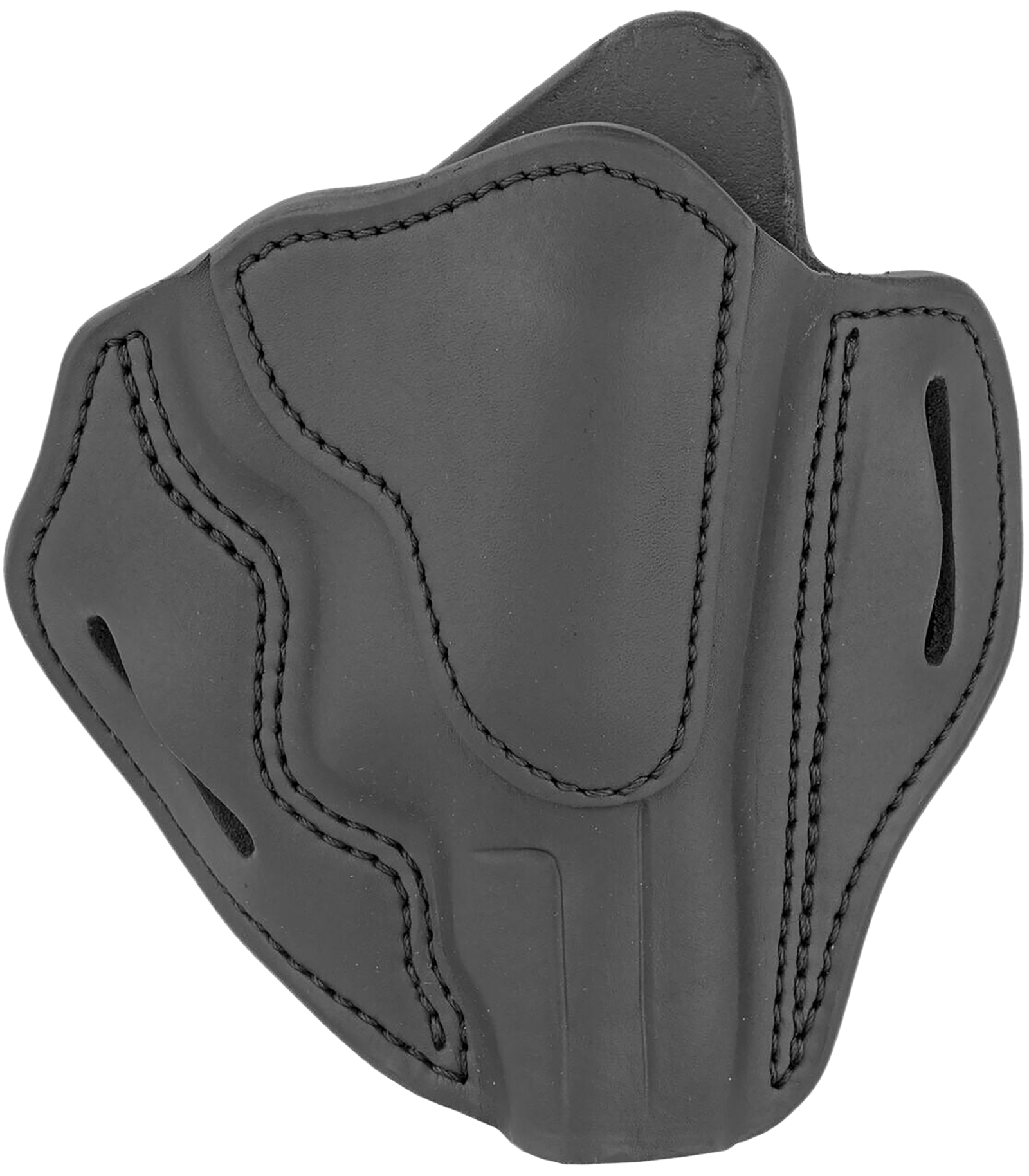1791 Gunleather RVH3SBLR RVH3  OWB Size 03 Stealth Black Leather Belt Slide/S&W Governor Right Hand