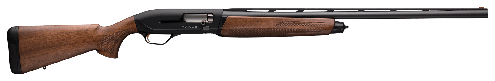 Browning 011735304 Maxus II Hunter Full Size 12 Gauge Semi-Auto 3" 4+1 28" Matte Blued Vent Rib Barrel, Matte Black Aluminum Receiver, Adj Shim Grade I Turkish Walnut Wood Stock