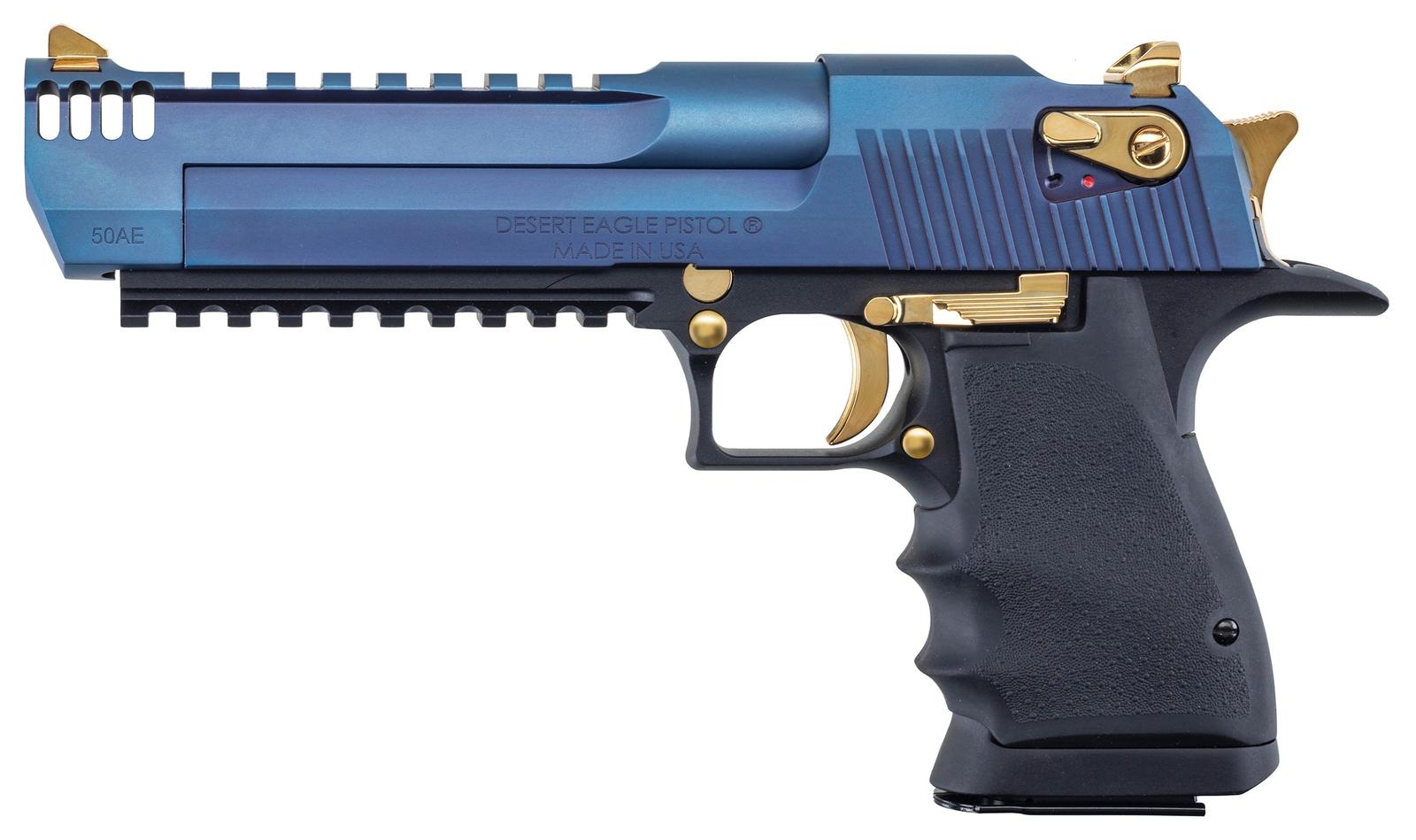 MR DESERT EAGLE 50AE 6 BLK/CARBO BLUE IMB