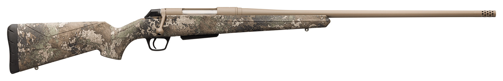 Winchester Guns 535773294 XPR Hunter 6.5 PRC 3+1 Cap 24" MB Flat Dark Earth Perma-Cote Rec TrueTimber Strata Stock Right Hand with MOA Trigger System (Full Size) No Sights