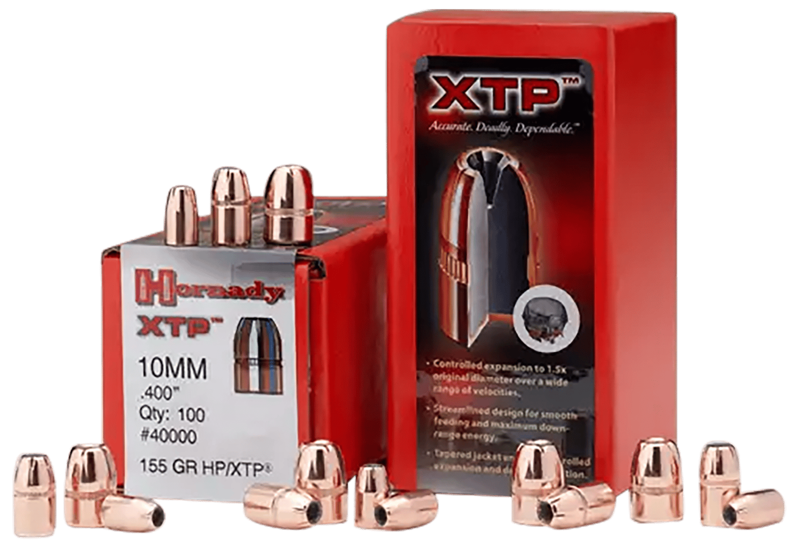 Hornady 44050 XTP  44 Cal .430 180 gr Hollow Point 100 Per Box/ 15 Case