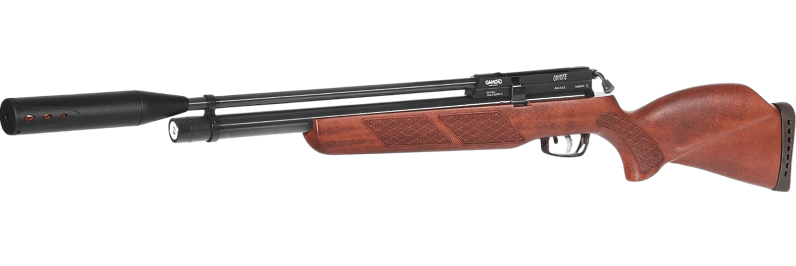 Gamo 1464S54 Coyote Whisper Fusion  PCP 177 Cal 10 Shot, Match Grade Barrel, Beechwood Stock