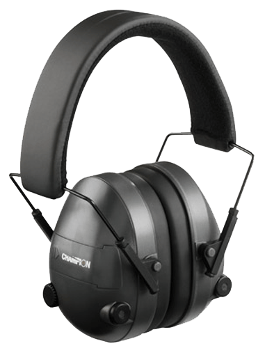 Champion Targets 40974 Electronic Muffs  25 dB Over the Head Black