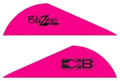 BOHNING BLAZER VANES 2" SOLID HOT PINK 36PK