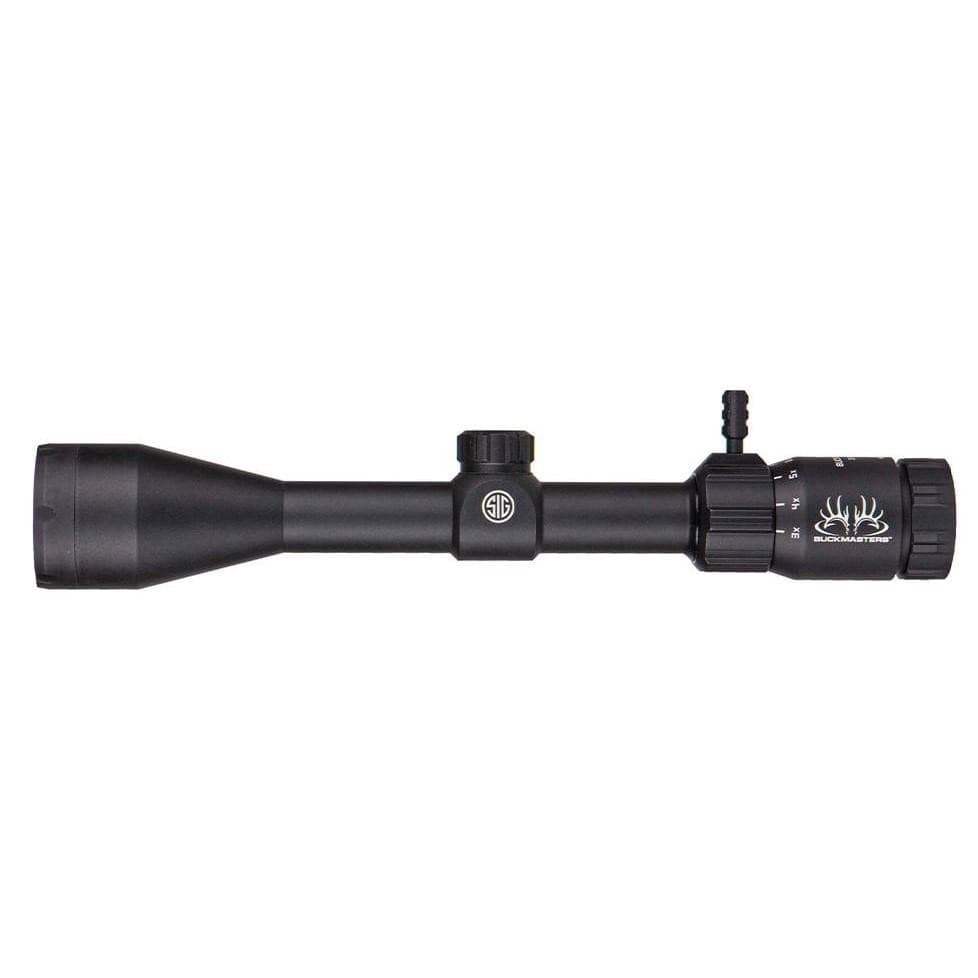 Sig Sauer Buckmasters Rifle Scope 4-16X44mm 30mm Side Focus SFP BDC Reticle Black