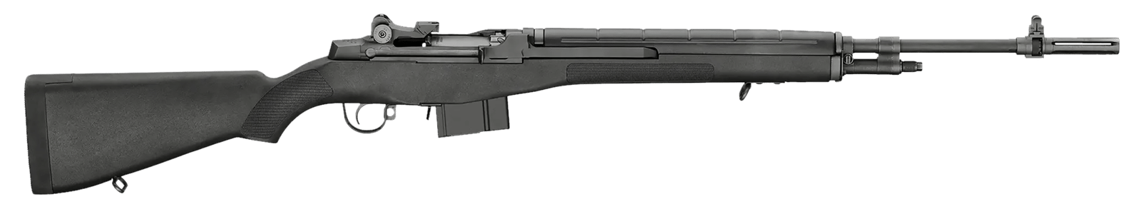 Springfield Armory MA9106 M1A Standard Issue 308 Win/7.62x51mm 10+1 22" Black Parkerized Steel Barrel w/Flash Suppressor, Black Parkerized Steel Receiver, Fixed Black Synthetic Stock