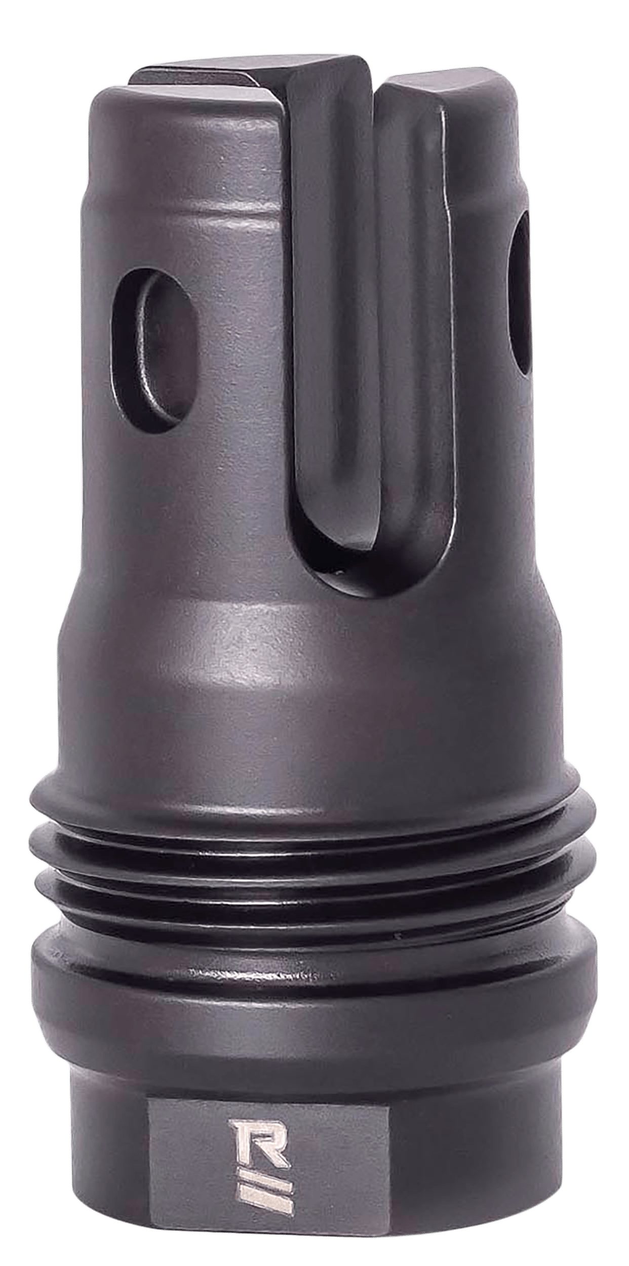 Rugged Suppressor FH012 R3 Flash Mitigation System Black with M18x1 tpi Threads & 2.13" OAL for 7.62mm Radiant762, Surge762, Razor762 & Micro30 Suppressors