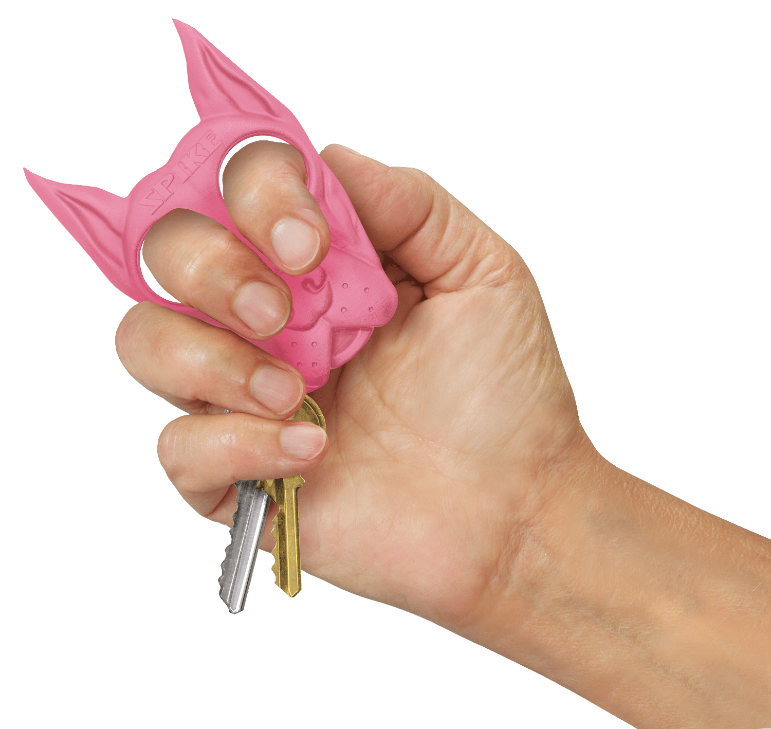 PSP SPIKEPK Spike Key Chain  Pink ABS Plastic