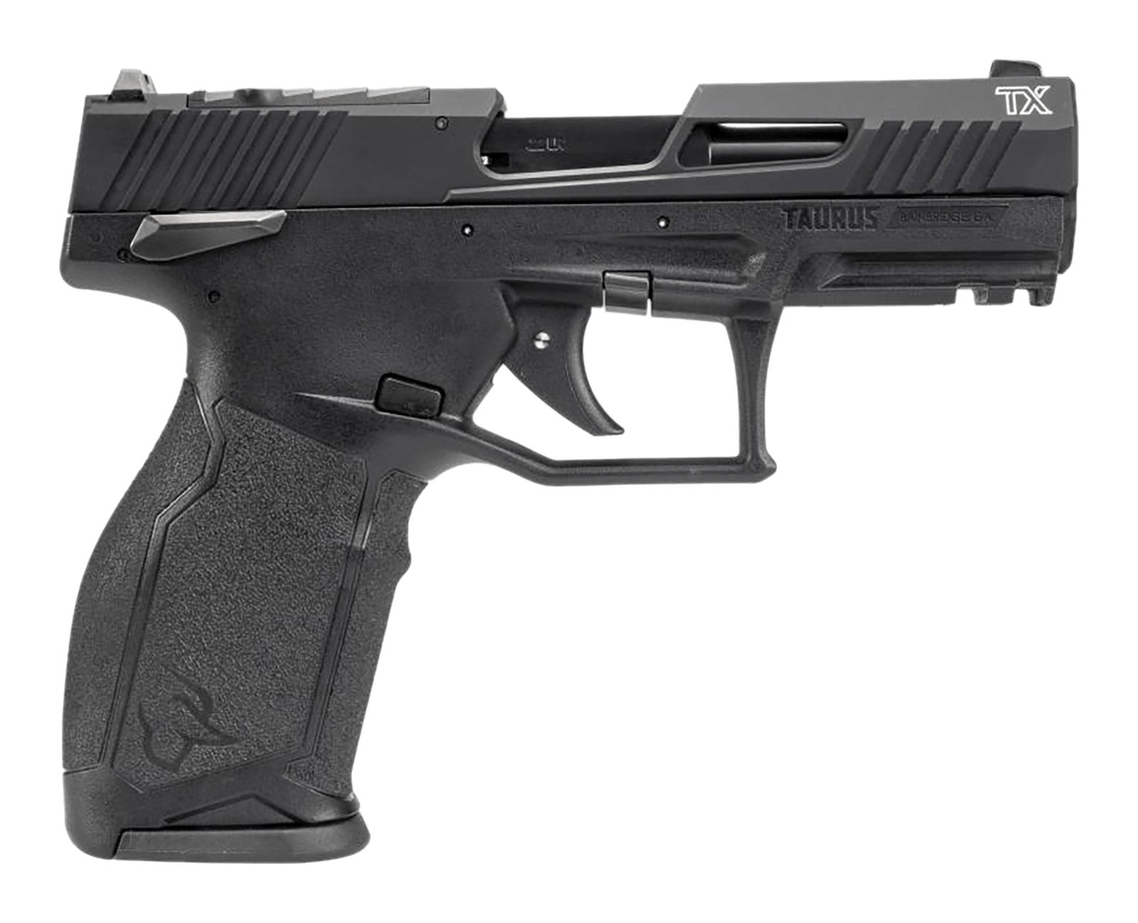 Taurus 1-2TX22P341-15 TX22 T.O.R.O. 22 LR 15+1 4.10" Matte Black Steel Barrel, Black Hard Coat Anodized Optic Ready/Serrated Slide, Black Polymer Frame w/Picatinny Rail, Textured Grip