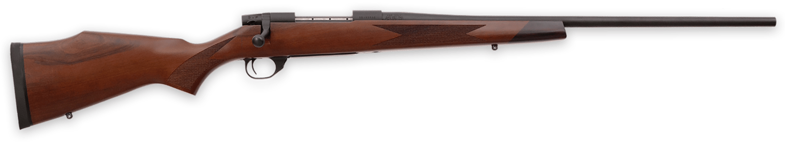Weatherby VDT222RR4T Vanguard Sporter Full Size 22-250 Rem 5+1 24" Bead Blasted Blued #2 Threaded Barrel, Matte Blued Drilled & Tapped Steel Receiver, Grade A Turkish Walnut Monte Carlo Stock