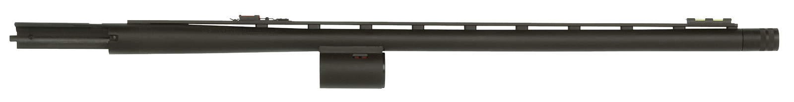 Mossberg 93025 OEM  12 Gauge 24" Turkey Barrel w/Vent Rib, Fiber Optic Front Sight & Matte Blued Finish, For Use w/Mossberg 930, Includes XX-Full Choke Tube
