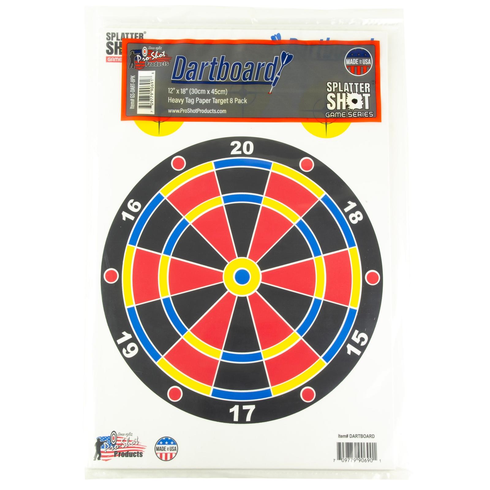 PROSHOT GS DARTS 12X18 TP 8PK