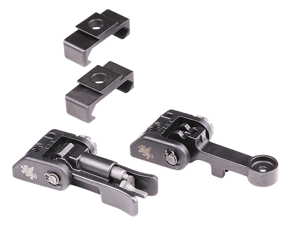 Griffin Armament GAM2S M2 Sight Kit  Black Melonite Flip-Up Front and Rear Sight Set