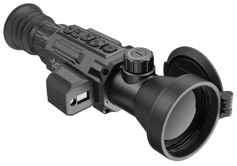 AGM Global Vision SECU75-640-LRF Secutor LRF 75-640 Thermal Black 4-32x75mm Multi Reticle, 1x/2x/4x/8x Zoom, 640x512 50 Hz Resolution
