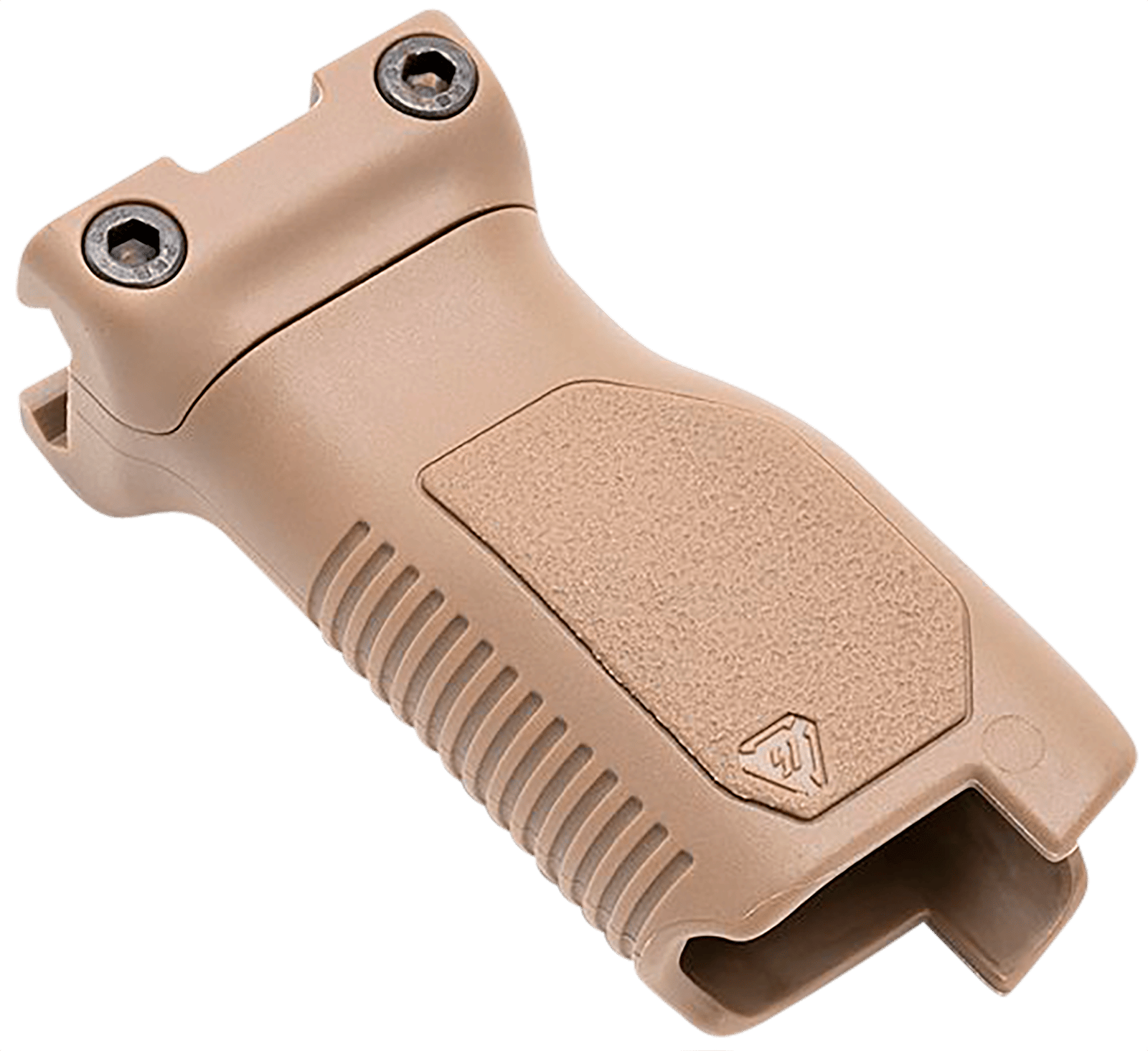 Strike Industries ARCMAGRAILLFDE Angled Vertical Grip Long Flat Dark Earth Polymer with Cable Management Storage for Picatinny Rail