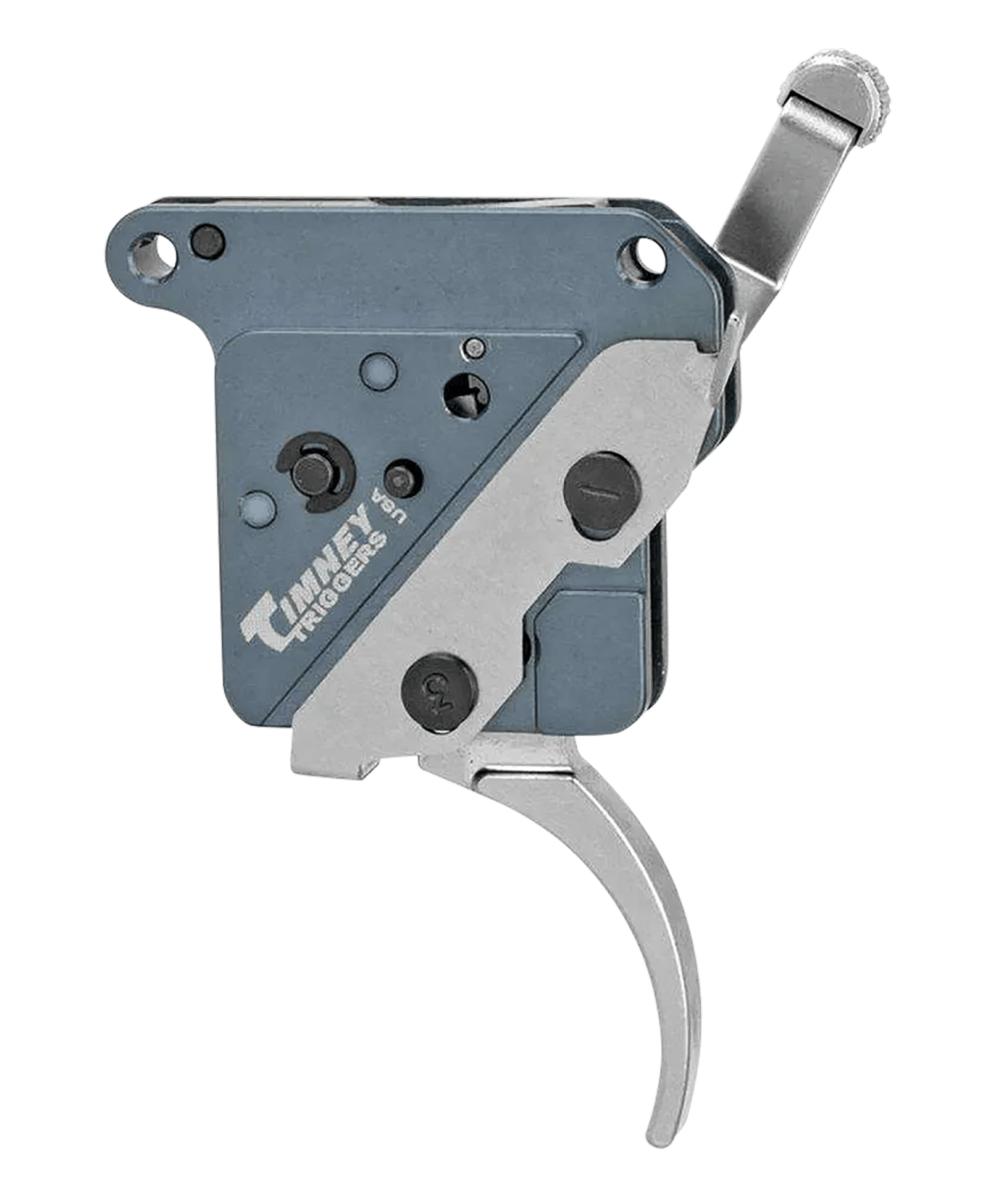 Timney Triggers THEHIT16 Hit Trigger  Curved Trigger with 8 oz Draw Weight & Nickel Finish for Remington 700 Right