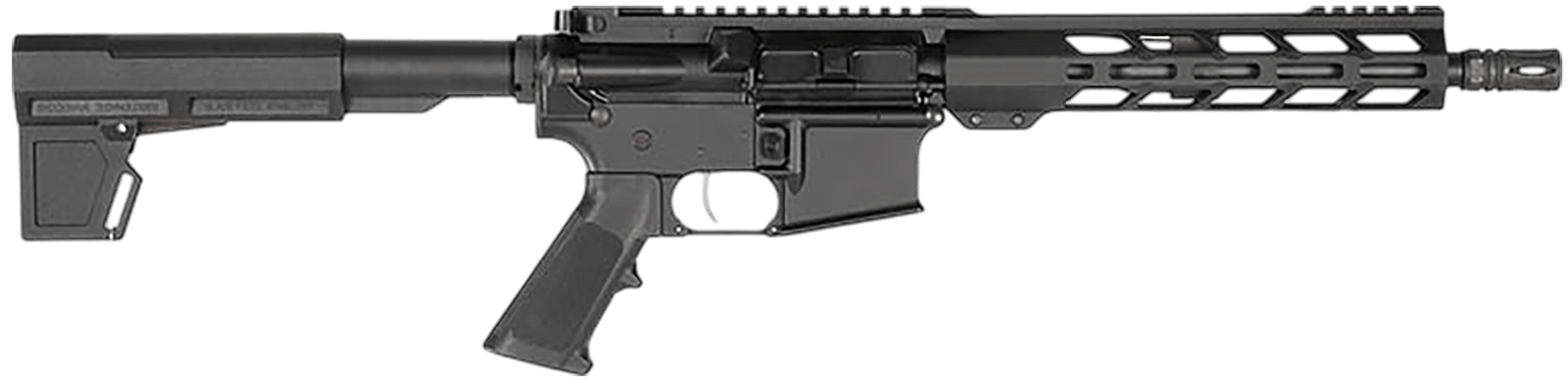 Hi-Point HP15P556 HP 15P 5.56 NATO 30+1 10.50" Black Threaded Barrel, Black Aluminum Receiver w/Picatinny Rail, M-LOK Handguard, Blade Black Polymer Brace, Black Polymer Grip