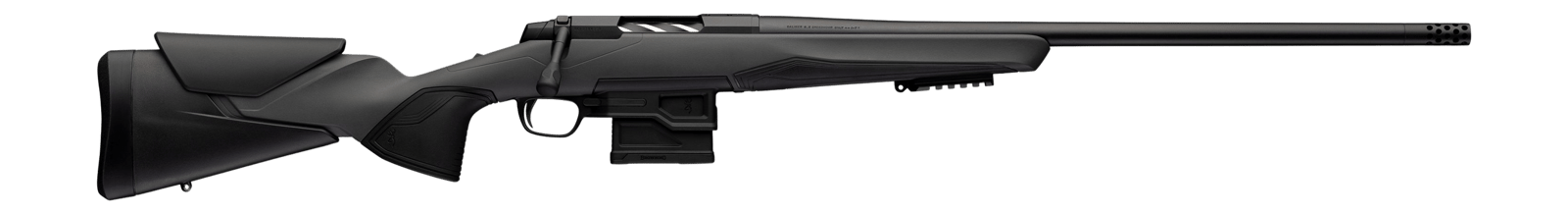 Browning 036130229 X-Bolt 2 Hunter LR 300 Win Mag 5+1 26" Matte Blued Threaded Barrel & Steel Drilled & Tapped Receiver, Matte Black Adj Vari-Tech Synthetic Stock, Right Hand