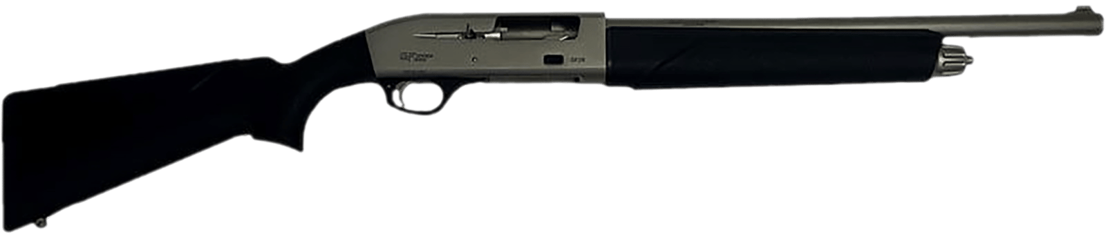 Gforce Arms GF11220NG GF1  12 Gauge Semi-Auto 3" 4+1 18.50" Nickel Steel Barrel, Nickel Dovetail Aluminum Receiver, Fixed Black Synthetic Stock