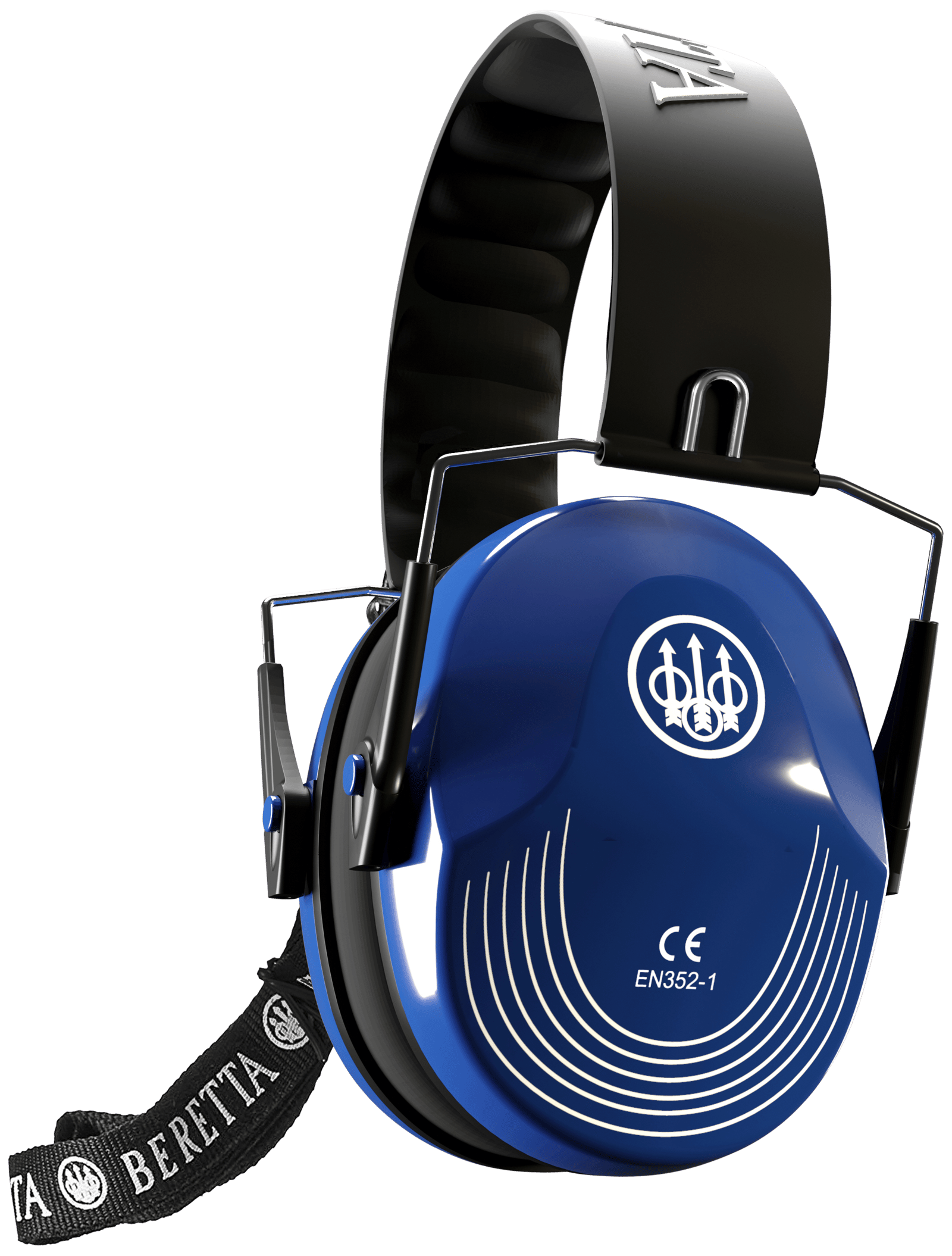 Beretta USA CF1000000205SS Safety Pro Muff 25 dB Black/Blue