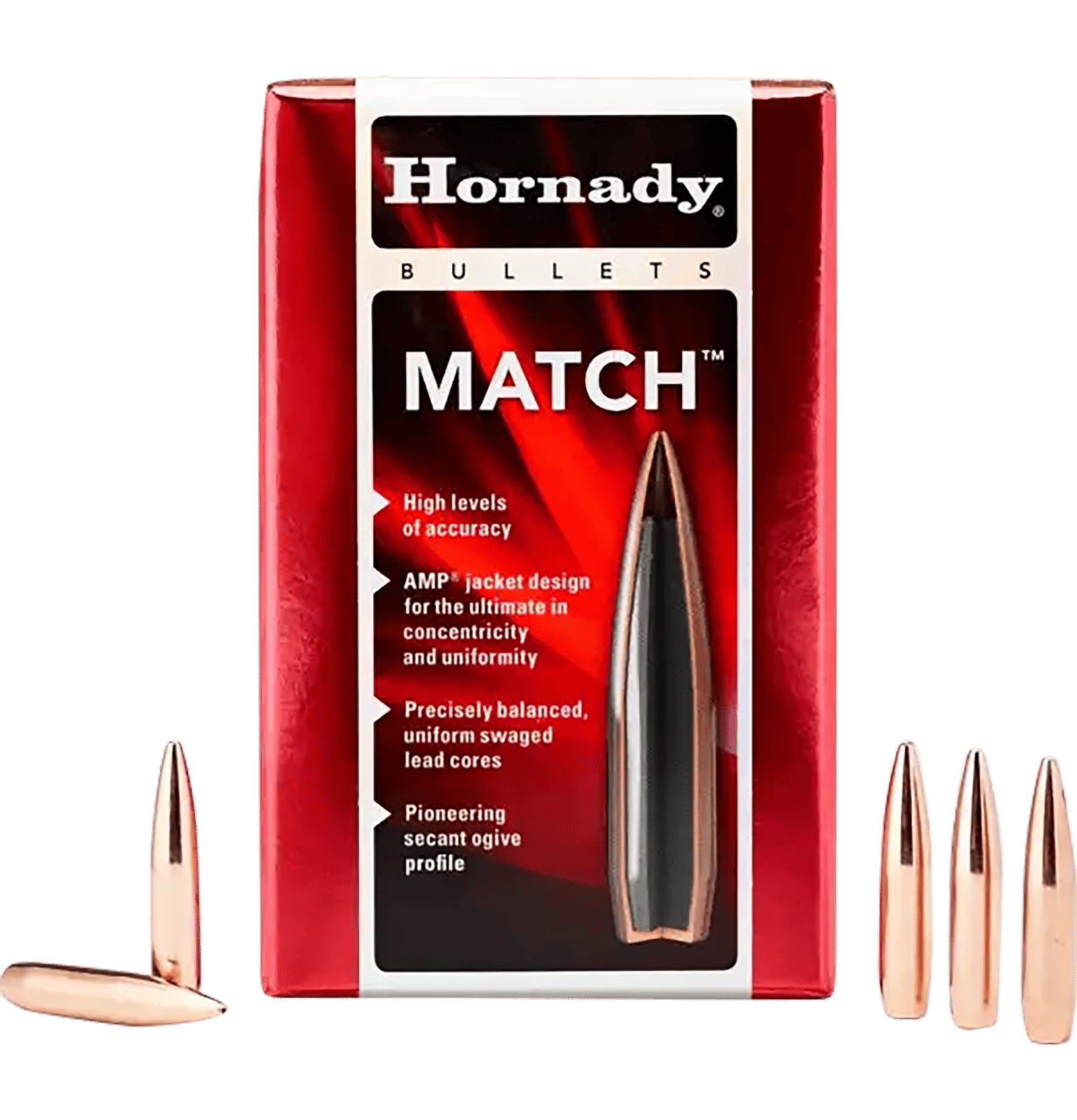 Hornady 27200 Match  270 Cal .277 110 gr Hollow Point Boat Tail 100 Per Box/ 25 Case