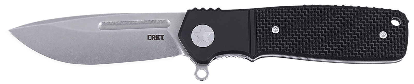 CRKT K246KXP Homefront  EDC Compact 2.91" Folding Aluminum/G10 Plain Stonewashed S35VN SS Blade, Black G10 Handle