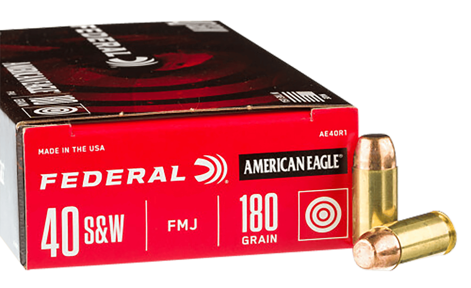 Federal C40180A400 Champion Training 40S&W 180gr Full Metal Jacket 400 Per Box/1 Case *Loose