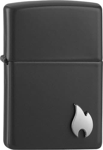 ZIPPO WINDPROOF LIGHTER BLACK MATTE