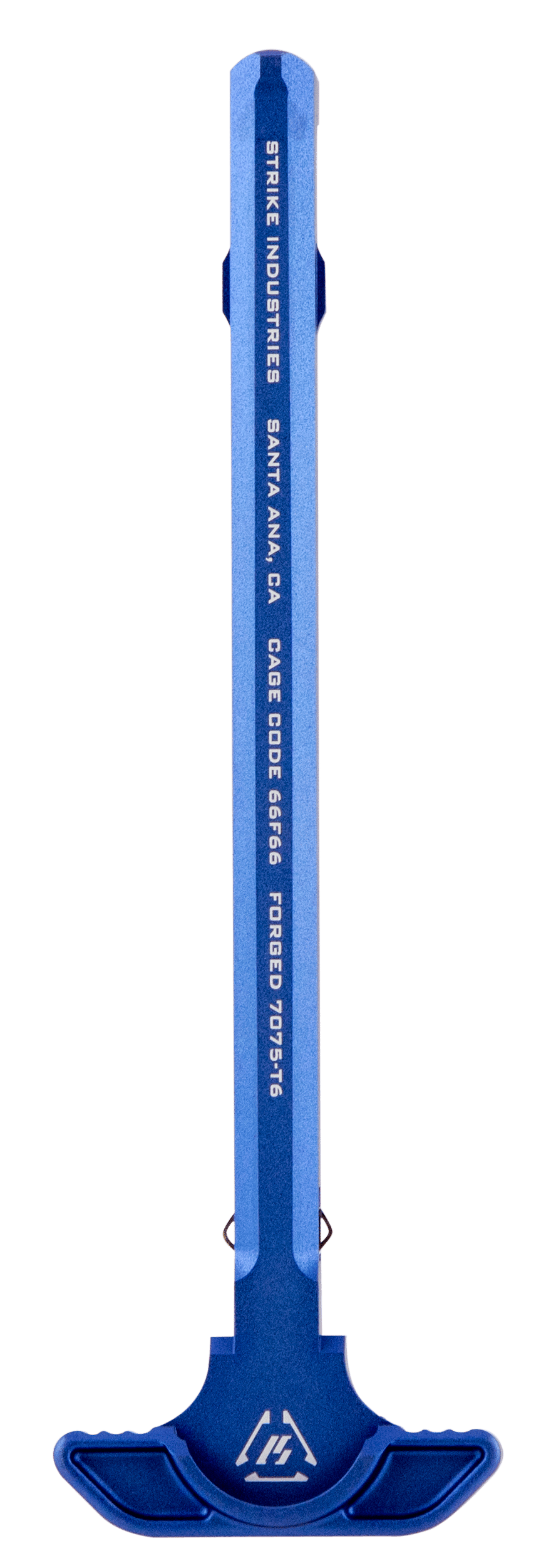 Strike ARSLCHBLU Latchless Charging Handle AR-15 Blue Anodized Aluminum