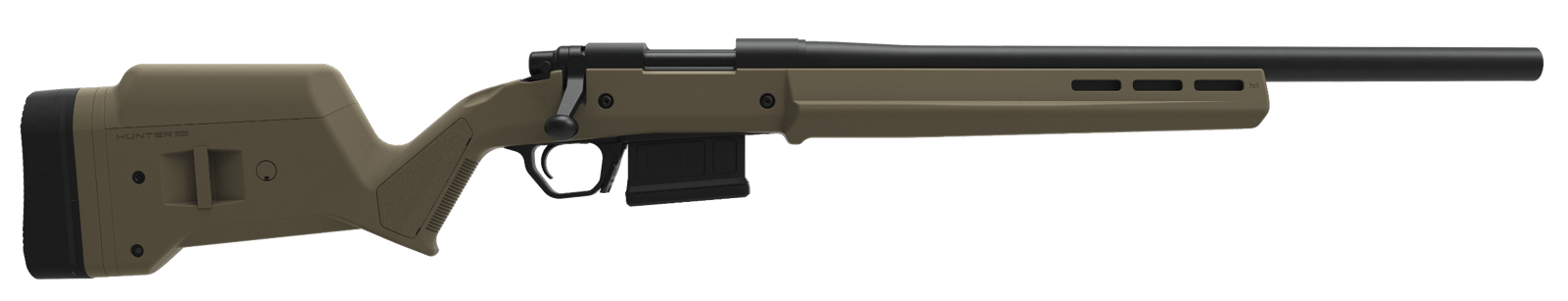 Magpul MAG495-FDE Hunter 700 Stock Fixed with Aluminum Bedding & Adjustable Comb Flat Dark Earth Synthetic for Remington 700 SA