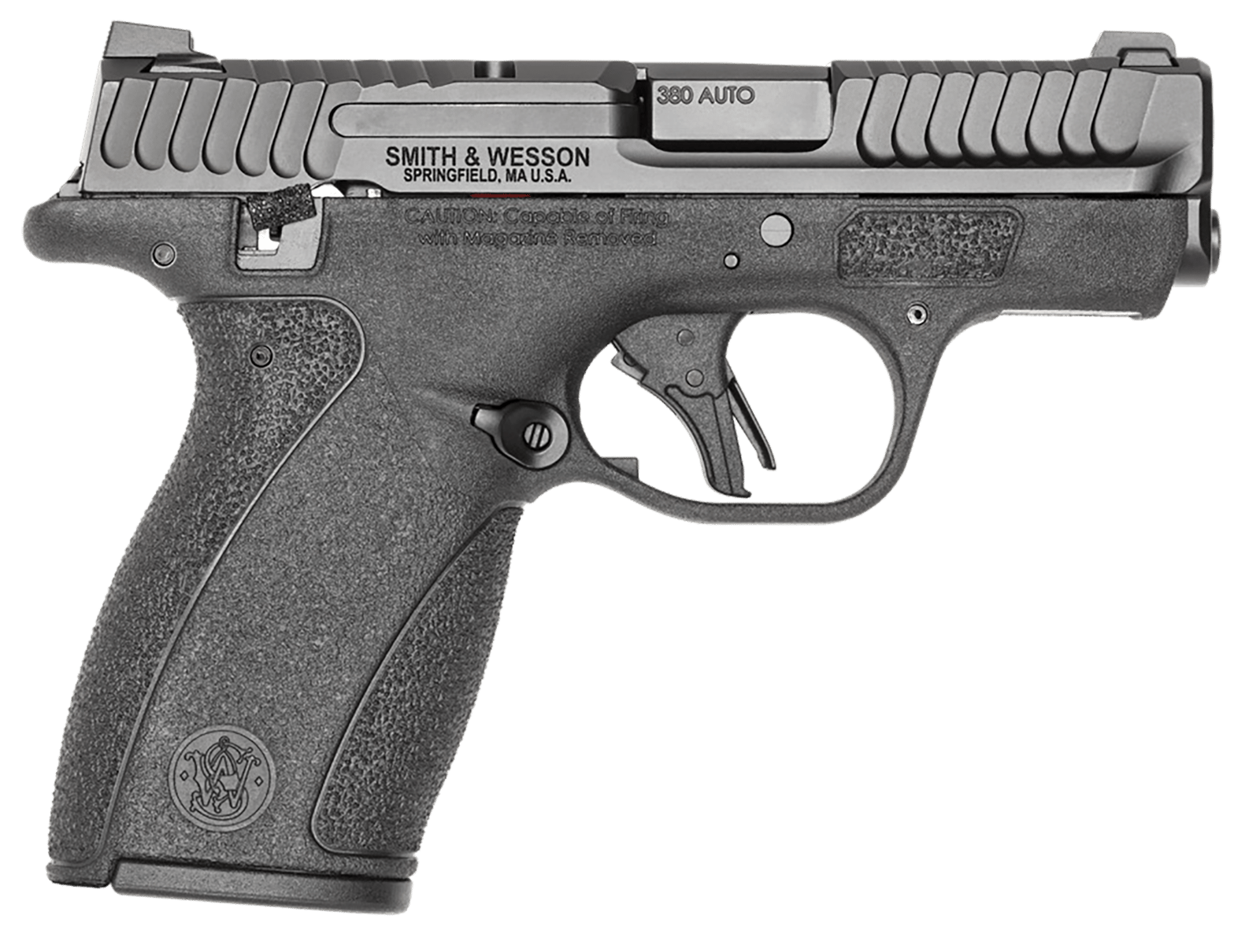 Smith & Wesson 14192 Bodyguard 2.0 Micro Frame 380 ACP 10+1 2.75" Black Armornite Stainless Steel Barrel & Serrated Slide, Black Armornite Polymer Frame, Textured Grip, Thumb Safety