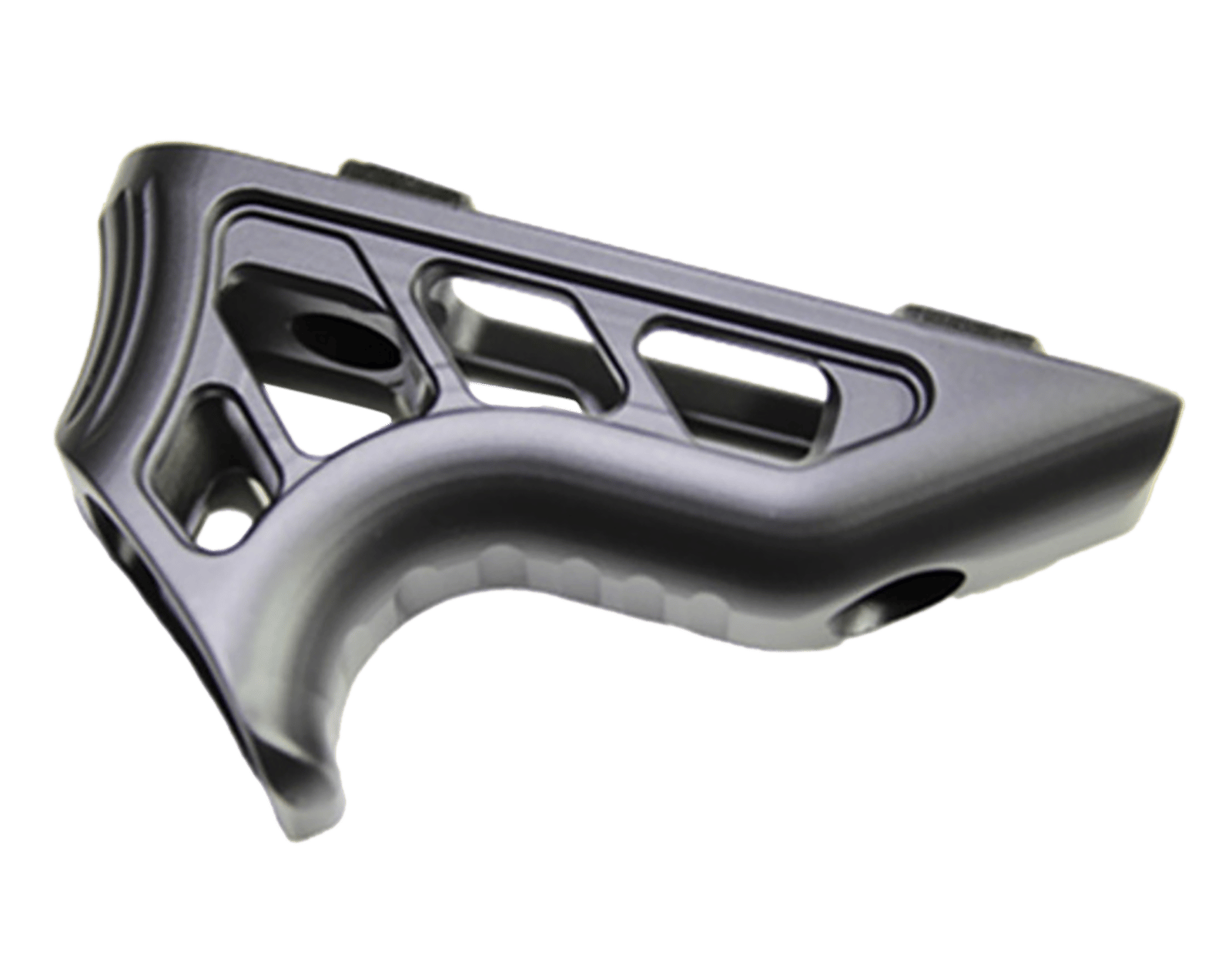 Timber Creek Outdoors MEMAFGBL Enforcer Mini Angled Foregrip Black Billet Aluminum