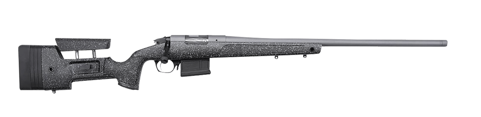 Bergara Rifles BPR20300PRCM Premier HMR Pro 300 PRC 5+1 26" Threaded Barrel, Tactical Gray Cerakote, Black with Gray Fleck Stock