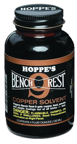 Hoppe's BR904 Bench Rest 9 Copper Bore Cleaner 5 oz. Bottle 10 Pack