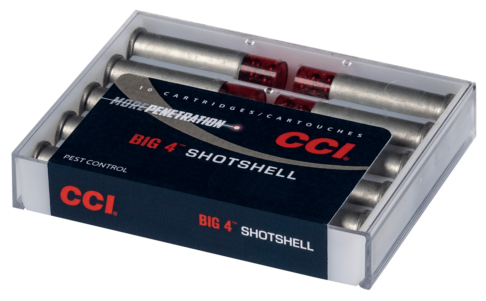 CCI 3722CC Big 4 Shotshell 45Colt 140gr #4Shot 10 Per Box/20 Case