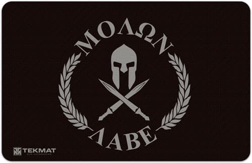 TEKMAT ARMORERS BENCH MAT 11"x17" MOLON LABE FLAG