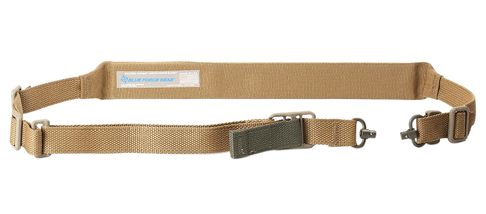 Blue Force Gear VCAS2TO1PB200AACB Vickers 221 Coyote Brown Cordura 57"-67" OAL Padded Rifle