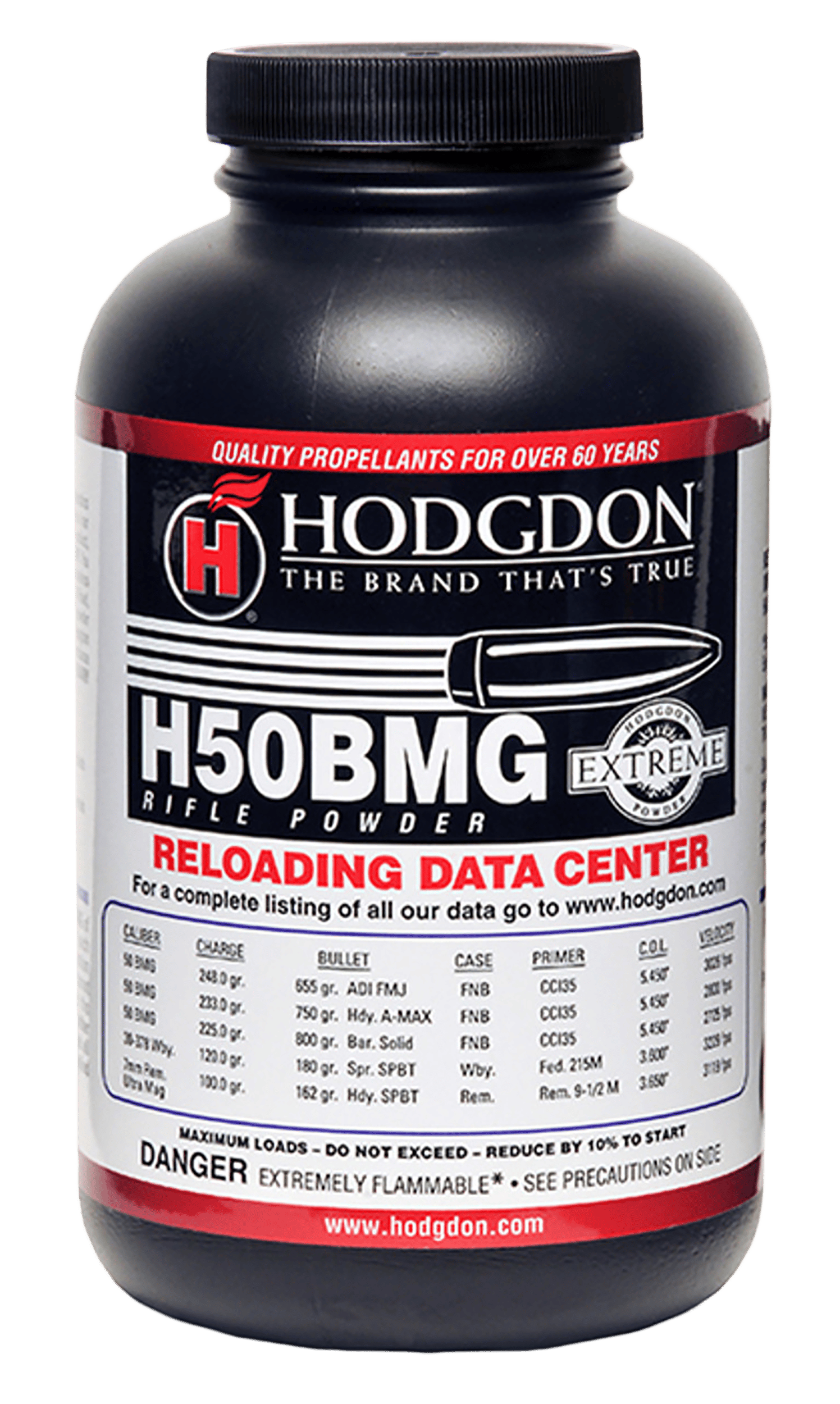 Hodgdon 50MG1 Extreme H50BMG Rifle 1 lb 1 Canister