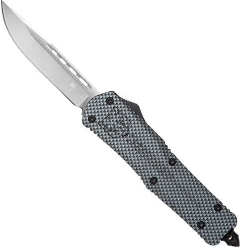 COBRATEC SMALL FS3 OTF CARBON FIBER 3" D2 DROP POINT